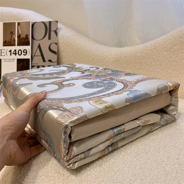 Luxury Jacquard Elegant Royal Patchwork Ultra Soft Silky Bedding Sets
